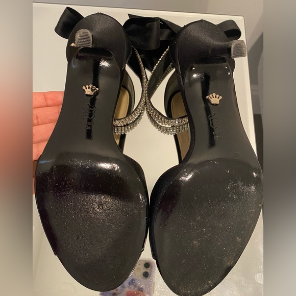 Black Rhinestone heels - Picture 4 of 8